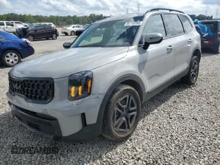 2025 Kia Telluride EX X-Line with VIN 5XYP3DGC1SG585701, listed as a Copart auction lot 60789395 with 15,854 mi miles and Salvage title. Bid and sale history available at DreamBid. Image 1.