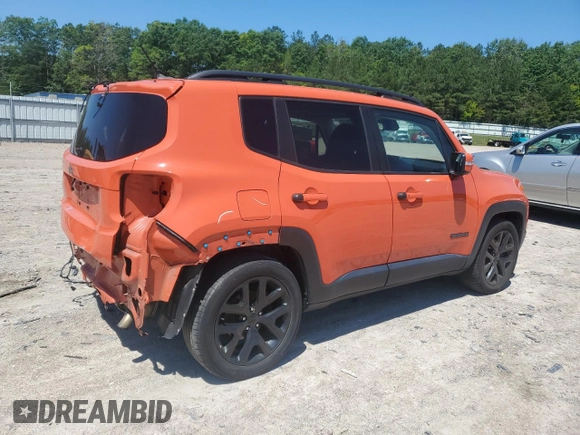 2017 Jeep Renegade Latitude z VIN ZACCJABB0HPF01331, wystawiony jako Copart lot #57250475 z przebiegiem 83 484 mil mil oraz Szkoda całkowita • Salvage title. Historia ofert i sprzedaży dostępna na DreamBid. Obrazek 3.