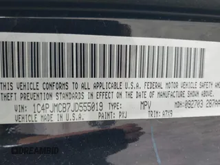 2018 Jeep Cherokee Latitude Tech Connect with VIN 1C4PJMCB7JD555019, listed as a IAAI auction lot 42091382 with 45,988 mi miles and . Bid and sale history available at DreamBid. Image 9.