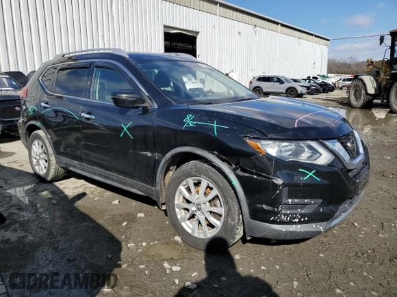 2018 Nissan Rogue SV with VIN KNMAT2MV0JP620028, listed as a Copart auction lot 44685945 with 78,833 mi miles and Salvage Title. Bid and sale history available at DreamBid. Image 4.