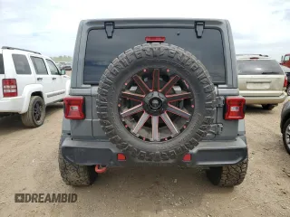 2021 Jeep Wrangler Unlimited Rubicon z VIN 1C4HJXFG4MW531718, wystawiony jako Copart lot #56639895 z przebiegiem 34 719 mil mil oraz Szkoda całkowita • Salvage title. Historia ofert i sprzedaży dostępna na DreamBid. Obrazek 6.