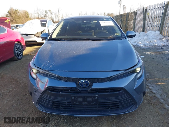 2023 Toyota Corolla Hybrid LE with VIN JTDBDMHE2P3004712, listed as a IAAI auction lot 41235157 with 79,581 mi miles. Bid and sale history available at carsss.com. Image 12.
