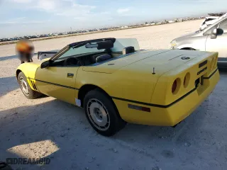 1986 Chevrolet Corvette with VIN 1G1YY6788G5905988, listed as a Copart auction lot 75084264 with 44,985 mi miles and Salvage Title. Bid and sale history available at carsss.com. Image 3.
