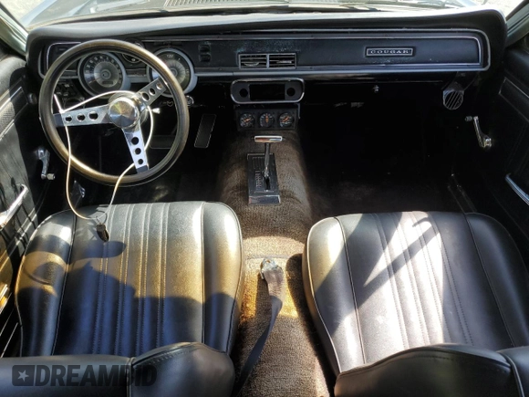 1967 Mercury Cougar z VIN 7F91C560655, wystawiony jako Copart lot #60170105 z przebiegiem 26 153 mil mil oraz Czysty tytuł • Clean title. Historia ofert i sprzedaży dostępna na DreamBid. Obrazek 8.