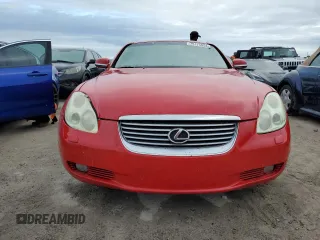 2002 Lexus SC with VIN JTHFN48Y620002298, listed as a Copart auction lot 75175054 with Not Provided miles and Non Repairable. Bid and sale history available at carsss.com. Image 5.