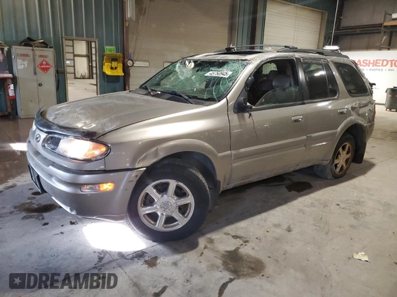 2002 Oldsmobile Bravada z VIN 1GHDT13S822254990, wystawiony jako Copart lot #45750945 z przebiegiem 162 136 mil mil oraz Szkoda całkowita • Salvage title. Historia ofert i sprzedaży dostępna na DreamBid. Obrazek 1.
