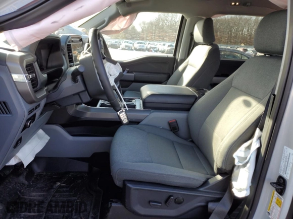 2024 Ford F-150 XLT with VIN 1FTFW3L80RKF63210, listed as a Copart auction lot 46525355 with 9,118 mi miles and Salvage Title. Bid and sale history available at DreamBid. Image 7.