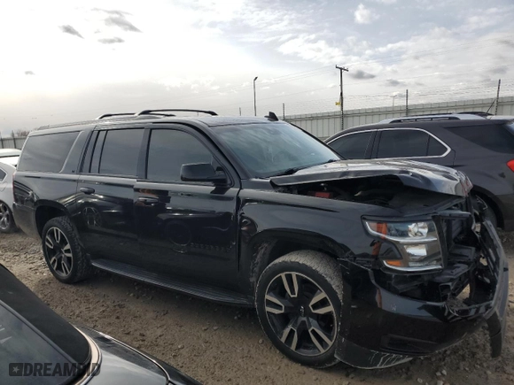 2019 Chevrolet Suburban LT with VIN 1GNSKHKC5KR291660, listed as a Copart auction lot 51587645 with 107,786 mi miles and Salvage Title. Bid and sale history available at carsss.com. Image 4.