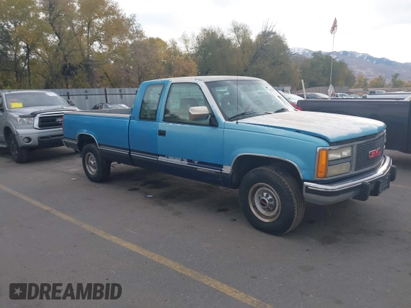 1993 GMC Sierra 1500 with VIN 1GTGC29N2PE564309, listed as a IAAI auction lot 40854317 with 112,341 mi miles and . Bid and sale history available at DreamBid. Image 1.
