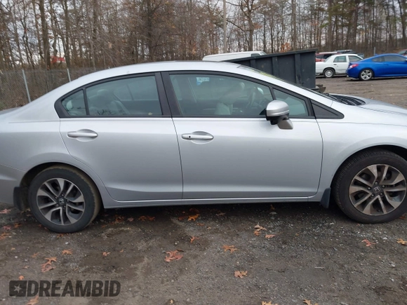 2014 Honda Civic Sedan EX with VIN 2HGFB2F87EH547056, listed as a IAAI auction lot 40908800 with 119,313 mi miles. Bid and sale history available at carsss.com. Image 13.