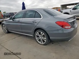 2017 Mercedes-Benz C 300 with VIN 55SWF4JB7HU190083, listed as a Copart auction lot 51680915 with 129,377 mi miles and Clean Title. Bid and sale history available at carsss.com. Image 2.