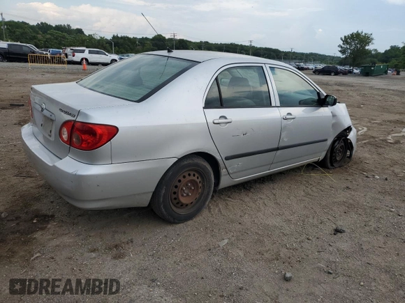 2006 Toyota Corolla CE with VIN JTDBR32E160091295, listed as a Copart auction lot 64252645 with 107,446 mi miles and Clean title. Bid and sale history available at DreamBid. Image 3.