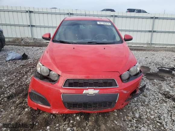 2015 Chevrolet Sonic LT with VIN 1G1JC6SH6F4177809, listed as a Copart auction lot 87192974 with 143,402 mi miles and Salvage Title. Bid and sale history available at carsss.com. Image 5.