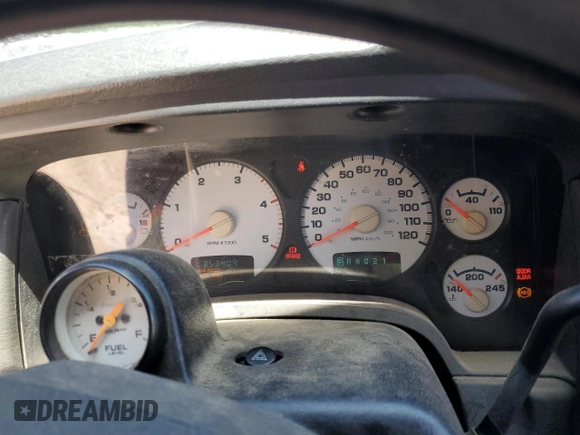 2005 Dodge Ram 3500 SLT with VIN 3D7LS38C45G792511, listed as a Copart auction lot 52987515 with 353,409 mi miles and Salvage Title. Bid and sale history available at carsss.com. Image 9.
