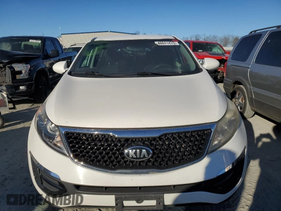 2015 Kia Sportage LX with VIN KNDPBCAC3F7781972, listed as a Copart auction lot 46041475 with 140,832 mi miles and Salvage Title. Bid and sale history available at carsss.com. Image 5.