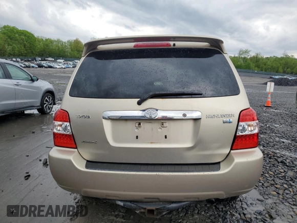 2006 Toyota Highlander z VIN JTEEW21A060005937, wystawiony jako Copart lot #55835305 z przebiegiem 251 814 mil mil oraz Szkoda całkowita • Salvage title. Historia ofert i sprzedaży dostępna na DreamBid. Obrazek 6.