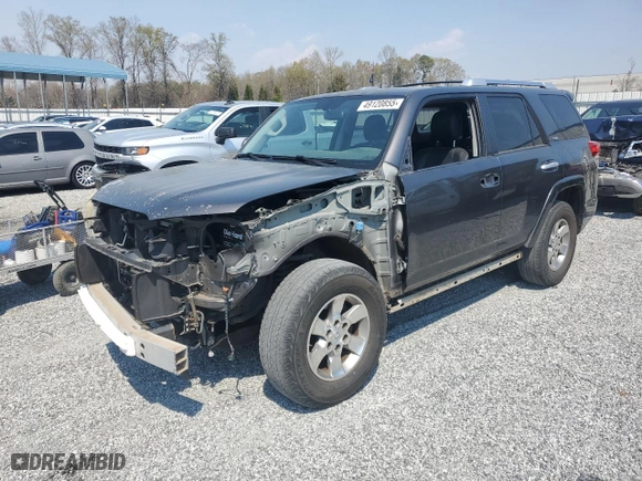2011 Toyota 4Runner SR5 with VIN JTEZU5JR8B5024473, listed as a Copart auction lot 49120855 with 157,972 mi miles and Salvage Title. Bid and sale history available at carsss.com. Image 1.