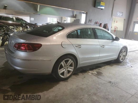 2015 Volkswagen CC R-Line with VIN WVWBP7AN7FE803049, listed as a Copart auction lot 45929624 with 48,541 mi miles. Bid and sale history available at carsss.com. Image 3.