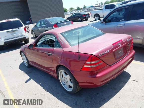 1999 Mercedes-Benz SLK 230/320 with VIN WDBKK47F0XF119354, listed as a IAAI auction lot 42489869 with 115,201 mi miles and . Bid and sale history available at DreamBid. Image 3.