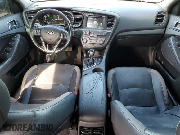 2013 Kia Optima Hybrid EX with VIN KNAGM4ADXD5060028, listed as a Copart auction lot 69083304 with 119,701 mi miles and Salvage Title. Bid and sale history available at carsss.com. Image 8.