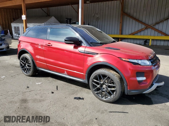 2013 Land Rover Range Rover Evoque Dynamic Premium with VIN SALVT1BG8DH717601, listed as a Copart auction lot 49260615 with 127,212 mi miles and Salvage Title. Bid and sale history available at carsss.com. Image 4.