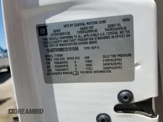 2007 GMC Envoy Denali z VIN 1GKET63M072101556, wystawiony jako Copart lot #57820235 z przebiegiem Nie podano mil oraz Szkoda całkowita • Salvage title. Historia ofert i sprzedaży dostępna na DreamBid. Obrazek 13.