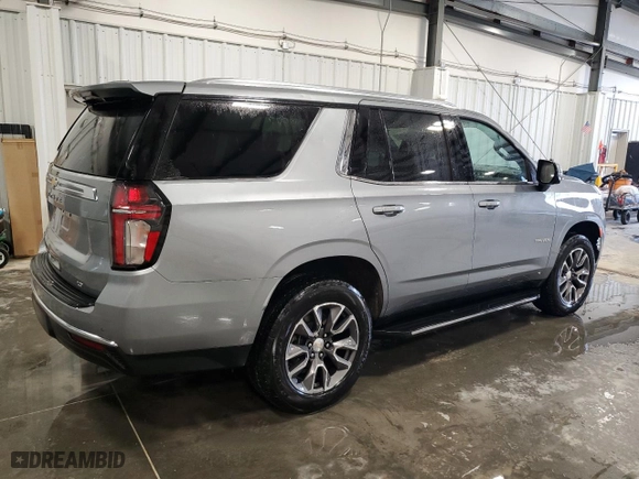 2023 Chevrolet Tahoe LT with VIN 1GNSKNKD6PR525576, listed as a Copart auction lot 51625995 with 53,720 mi miles and Clean Title. Bid and sale history available at carsss.com. Image 3.