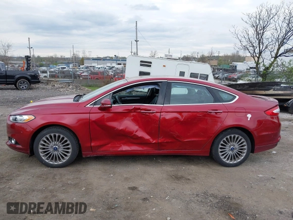 2013 Ford Fusion Titanium with VIN 3FA6P0K99DR174095, listed as a IAAI auction lot 42037806 with 81,514 mi miles. Bid and sale history available at carsss.com. Image 14.