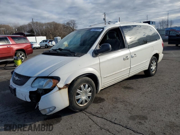 2004 Chrysler Town & Country Limited with VIN 2C8GP64L54R587713, listed as a Copart auction lot 83669444 with Not Provided miles and Salvage Title. Bid and sale history available at DreamBid. Image 1.