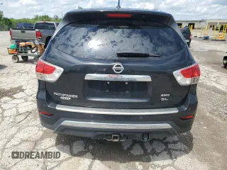2015 Nissan Pathfinder SL with VIN 5N1AR2MMXFC676803, listed as a Copart auction lot 56932855 with 181,459 mi miles and Salvage title. Bid and sale history available at DreamBid. Image 6.