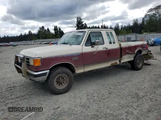 1991 Ford F-150 with VIN 1FTEX14N9MKA86898, listed as a Copart auction lot 64810495 with 121,741 mi miles and Salvage title. Bid and sale history available at DreamBid. Image 1.
