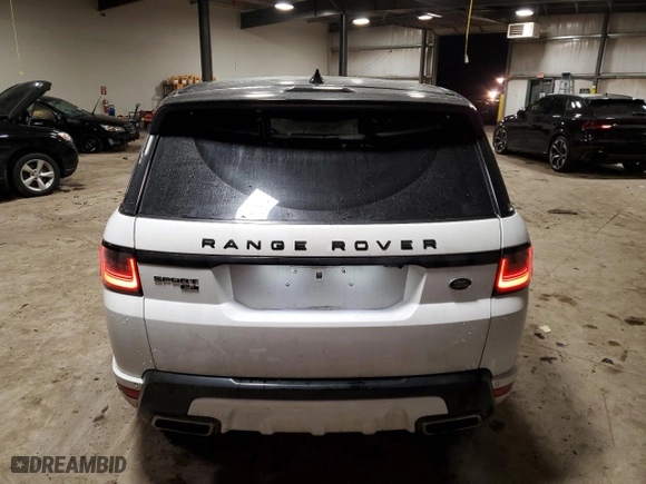 2020 Land Rover Range Rover Sport HST with VIN SALWS2RU0LA881750, listed as a Copart auction lot 44305805 with 74,823 mi miles and Salvage Title. Bid and sale history available at carsss.com. Image 6.