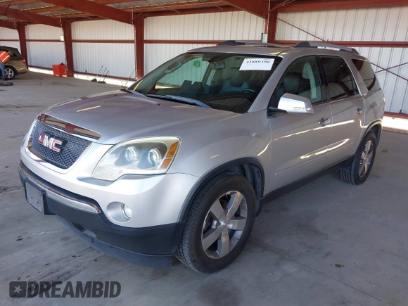 2011 GMC Acadia SLT1 with VIN 1GKKRRED5BJ358193, listed as a IAAI auction lot 41889390 with 164,010 mi miles. Bid and sale history available at carsss.com. Image 2.