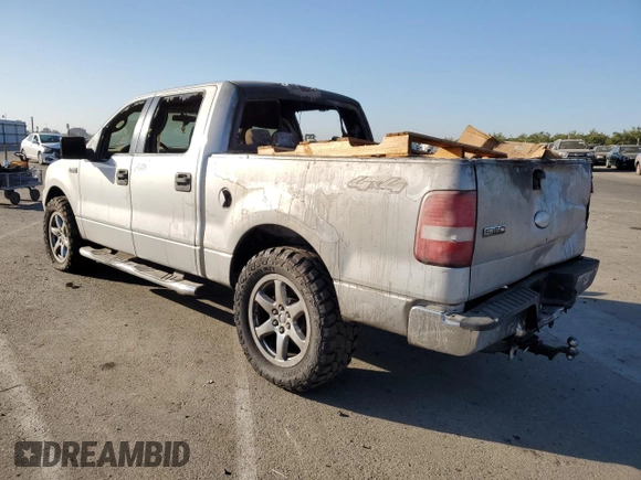 2006 Ford F-150 XLT with VIN 1FTRW14W66KB71021, listed as a Copart auction lot 62283652 with 214,973 mi miles and Salvage Title. Bid and sale history available at carsss.com. Image 3.