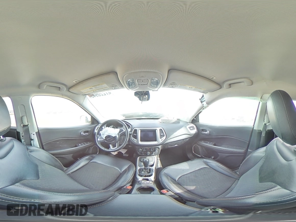 2018 Jeep Compass Altitude with VIN 3C4NJDBB2JT333149, listed as a Copart auction lot 47220945 with 179,451 mi miles and Salvage Title. Bid and sale history available at carsss.com. Image 14.