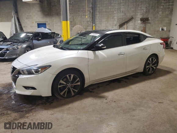 2018 Nissan Maxima SV with VIN 1N4AA6AP5JC406202, listed as a Copart auction lot 62364805 with 41,466 mi miles and Salvage title. Bid and sale history available at DreamBid. Image 1.