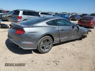 2022 Ford Mustang EcoBoost with VIN 1FA6P8TH6N5104725, listed as a Copart auction lot 46689865 with 48,796 mi miles and Salvage title. Bid and sale history available at DreamBid. Image 3.