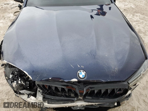 2021 BMW M5 with VIN WBS83CH08MCF62017, listed as a Copart auction lot 85252854 with 0 mi miles and Salvage Title. Bid and sale history available at carsss.com. Image 11.