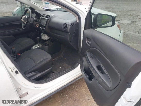 2019 Mitsubishi Mirage ES with VIN ML32A3HJ7KH005935, listed as a IAAI auction lot 41562360 with 71,027 mi miles. Bid and sale history available at carsss.com. Image 5.