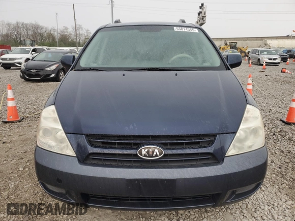 2006 Kia Sedona LX with VIN KNDMB233166078998, listed as a Copart auction lot 53814545 with 156,112 mi miles and Salvage Title. Bid and sale history available at carsss.com. Image 5.