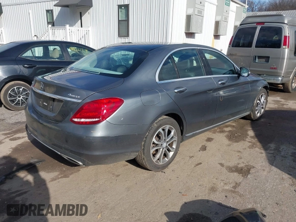 2017 Mercedes-Benz C 300 with VIN 55SWF4KB7HU190308, listed as a IAAI auction lot 41138140 with 71,732 mi miles and . Bid and sale history available at carsss.com. Image 4.