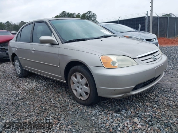 2001 Honda Civic EX with VIN 1HGES25701L021496, listed as a IAAI auction lot 41617983 with 293,845 mi miles and . Bid and sale history available at DreamBid. Image 1.