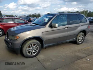 2005 BMW X5 3.0i with VIN 5UXFA13575LY08595, listed as a Copart auction lot 74035304 with 241,589 mi miles and Clean Title. Bid and sale history available at carsss.com. Image 1.