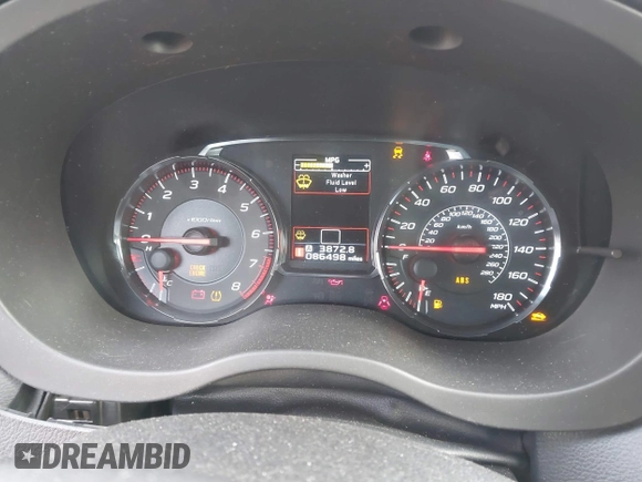 2019 Subaru WRX Premium with VIN JF1VA1B63K9806090, listed as a IAAI auction lot 41876206 with 86,498 mi miles. Bid and sale history available at carsss.com. Image 7.