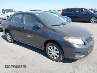2009 Toyota Corolla with VIN 1NXBU40E99Z108425, listed as a IAAI auction lot 39553892 with 208,165 mi miles and . Bid and sale history available at DreamBid. Image 1.