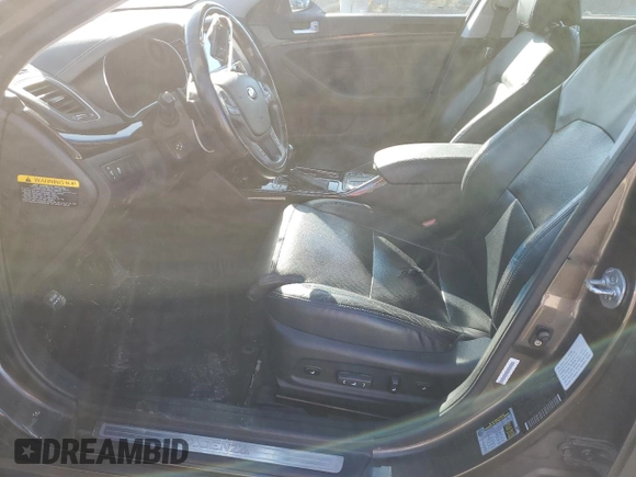 2014 Kia Cadenza Premium with VIN KNALN4D78E5151091, listed as a Copart auction lot 81319124 with 195,203 mi miles and Salvage Title. Bid and sale history available at carsss.com. Image 7.