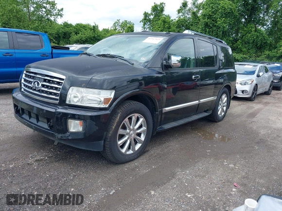 2008 Infiniti QX56 z VIN 5N3AA08C08N914766, wystawiony jako IAAI lot #42347423 z przebiegiem 160 404 mil mil oraz . Historia ofert i sprzedaży dostępna na DreamBid. Obrazek 2.