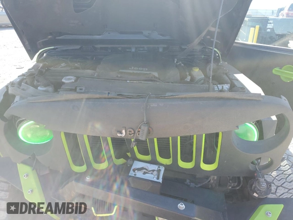 2017 Jeep Wrangler Unlimited Sport with VIN 1C4BJWDG0HL616663, listed as a Copart auction lot 53261995 with 80,356 mi miles and Salvage title. Bid and sale history available at DreamBid. Image 11.
