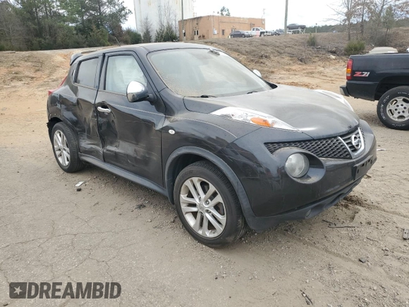 2014 Nissan Juke SL with VIN JN8AF5MV2ET482969, listed as a Copart auction lot 47399055 with Not Provided miles and Salvage Title. Bid and sale history available at DreamBid. Image 4.