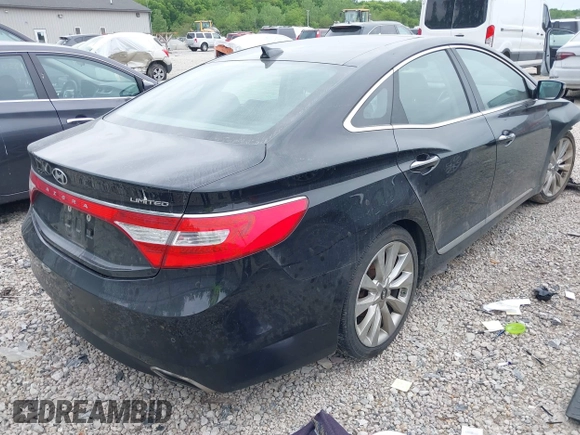2016 Hyundai Azera Limited with VIN KMHFH4JG8GA547071, listed as a IAAI auction lot 42231526 with 175,537 mi miles and . Bid and sale history available at DreamBid. Image 4.